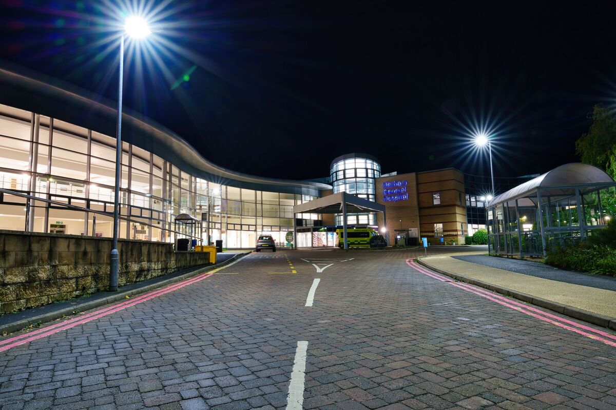 Hospital by night - Graham Turner